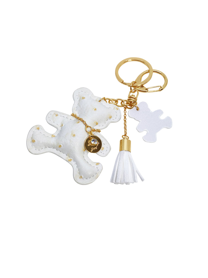 Teddy Charm Small White