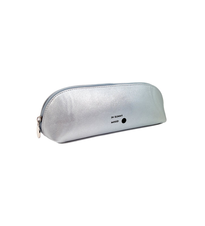Sunny Pencil Case Small Silver