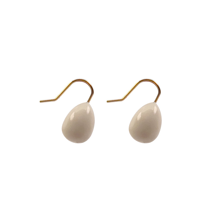 Dina Drop Ear White