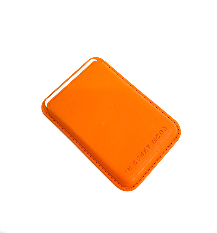Magnetic Card Holder Orange