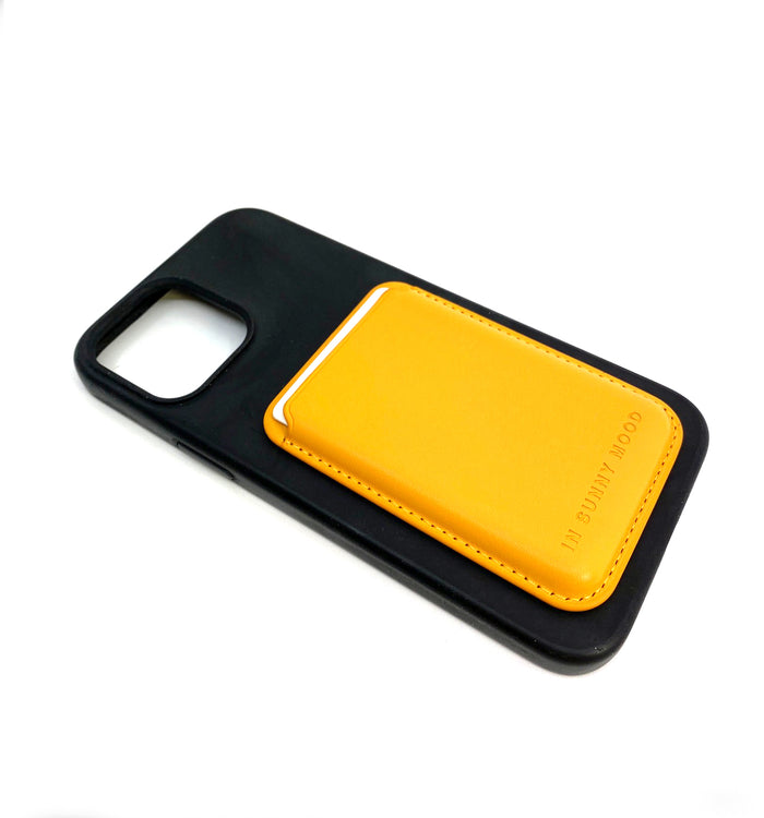 Magnetic Card Holder Yellow