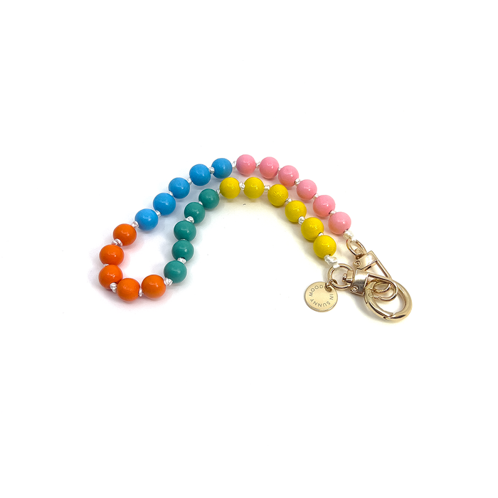 Olivia Multi Wristlet Wood Pastel Mix