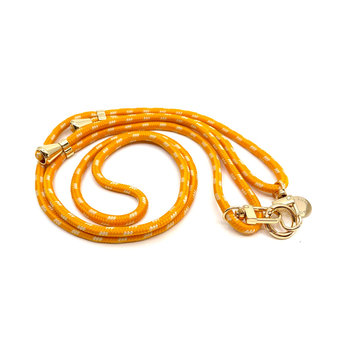Mobile Base Necklace Orange Gold