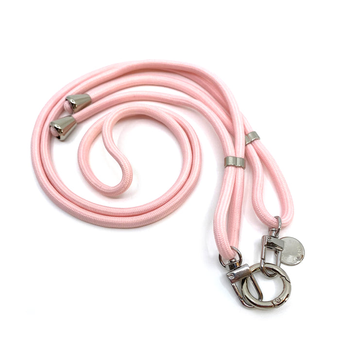 Mobile Base Necklace Pink Silver