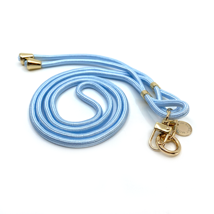 Mobile Base Necklace Shiny Blue Gold