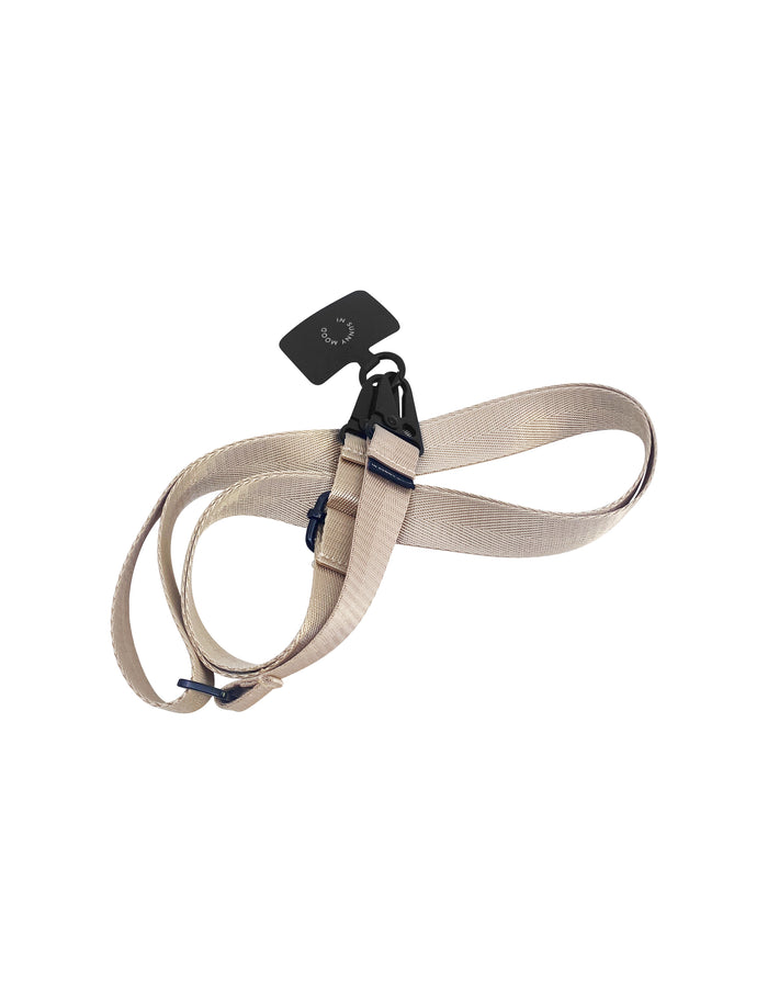 Matilda Webbing Strap Beige