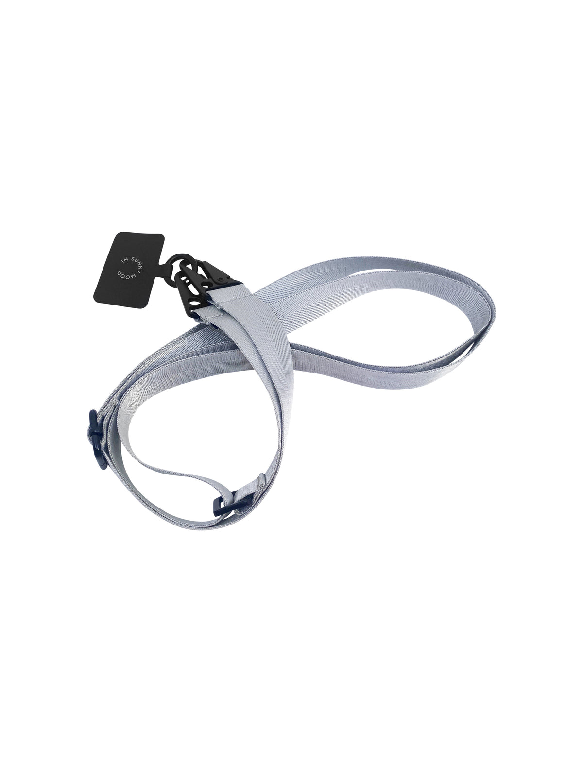 Matilda Webbing Strap Silver