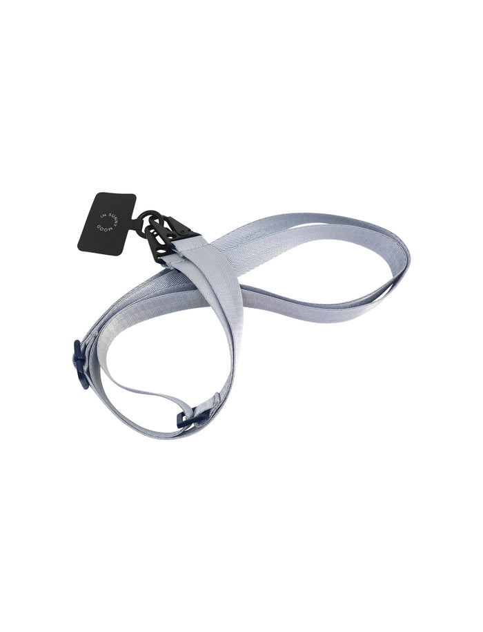 Matilda Webbing Strap Silver