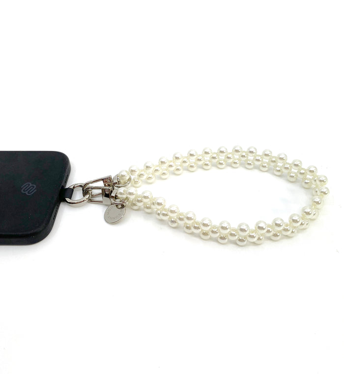 Holly Deco Wristlet Pearl Silver