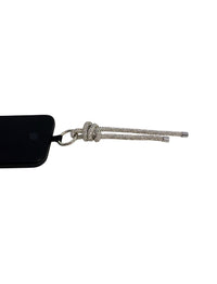 Gala Sparkle Charm Holder Silver