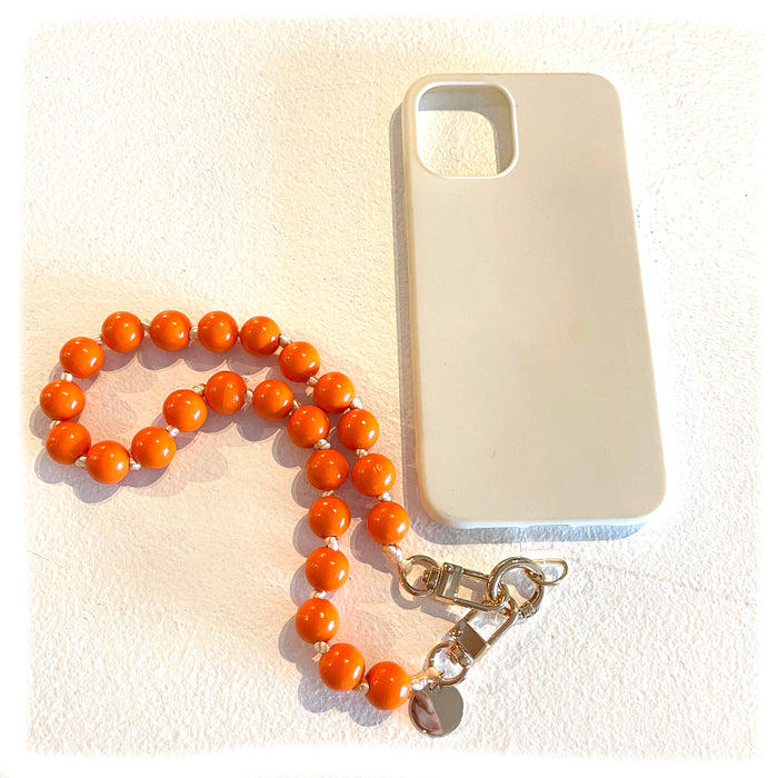 Olivia Multi Wristlet Wood Orange