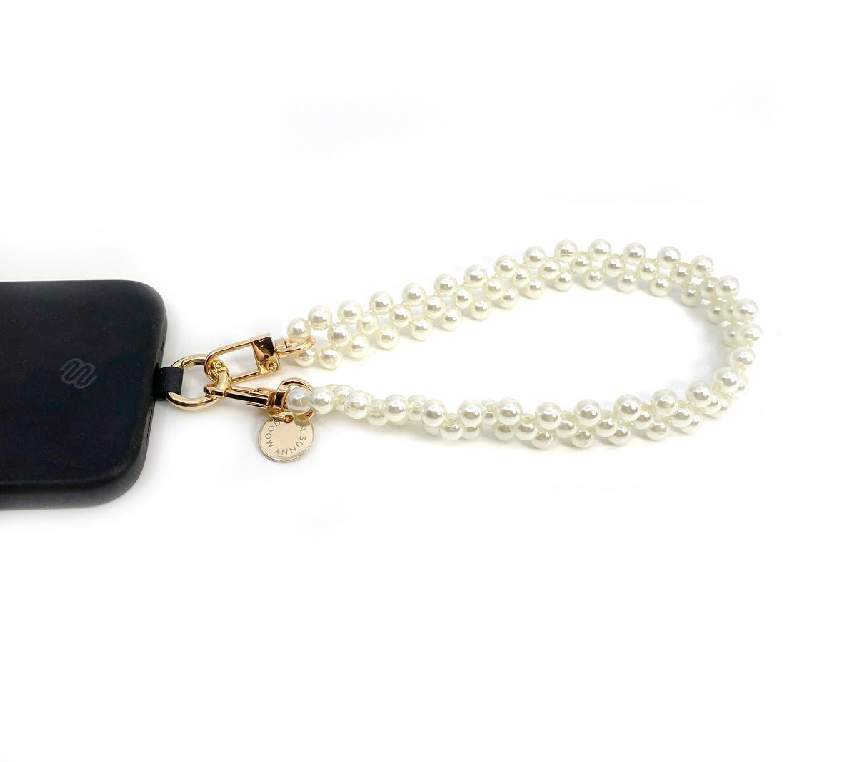 Holly Deco Wristlet Pearl Gold