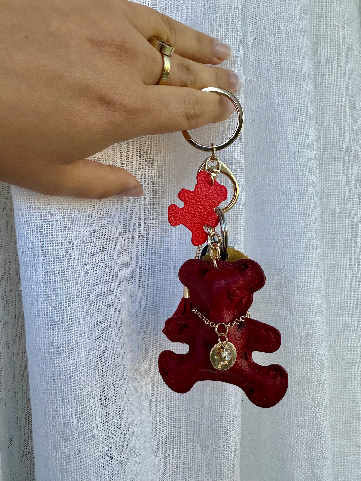 Teddy Charm Small Red