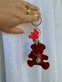 Teddy Charm Small Red