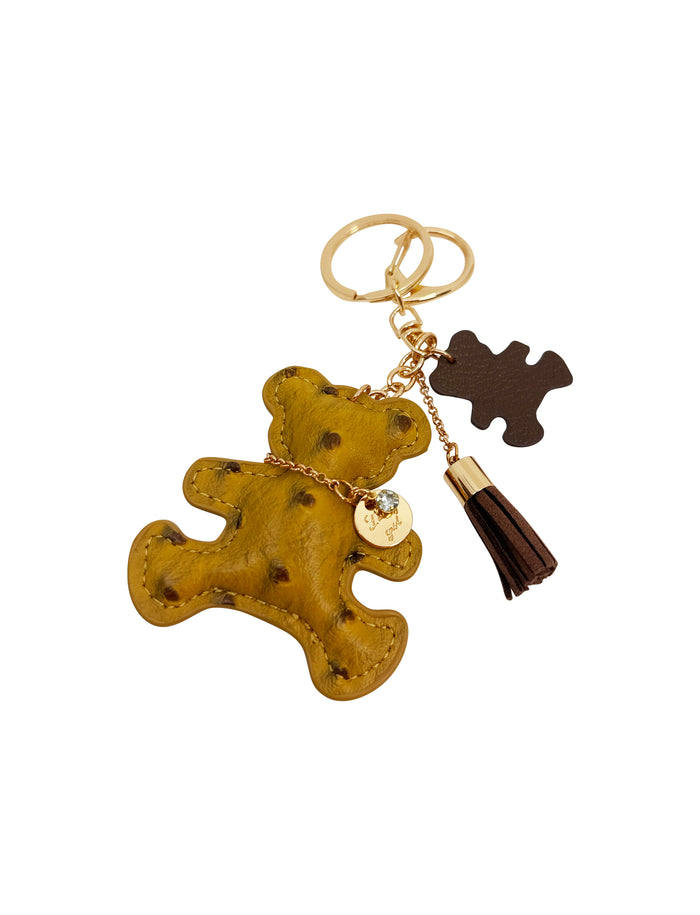 Teddy Charm Small Mustard Brown