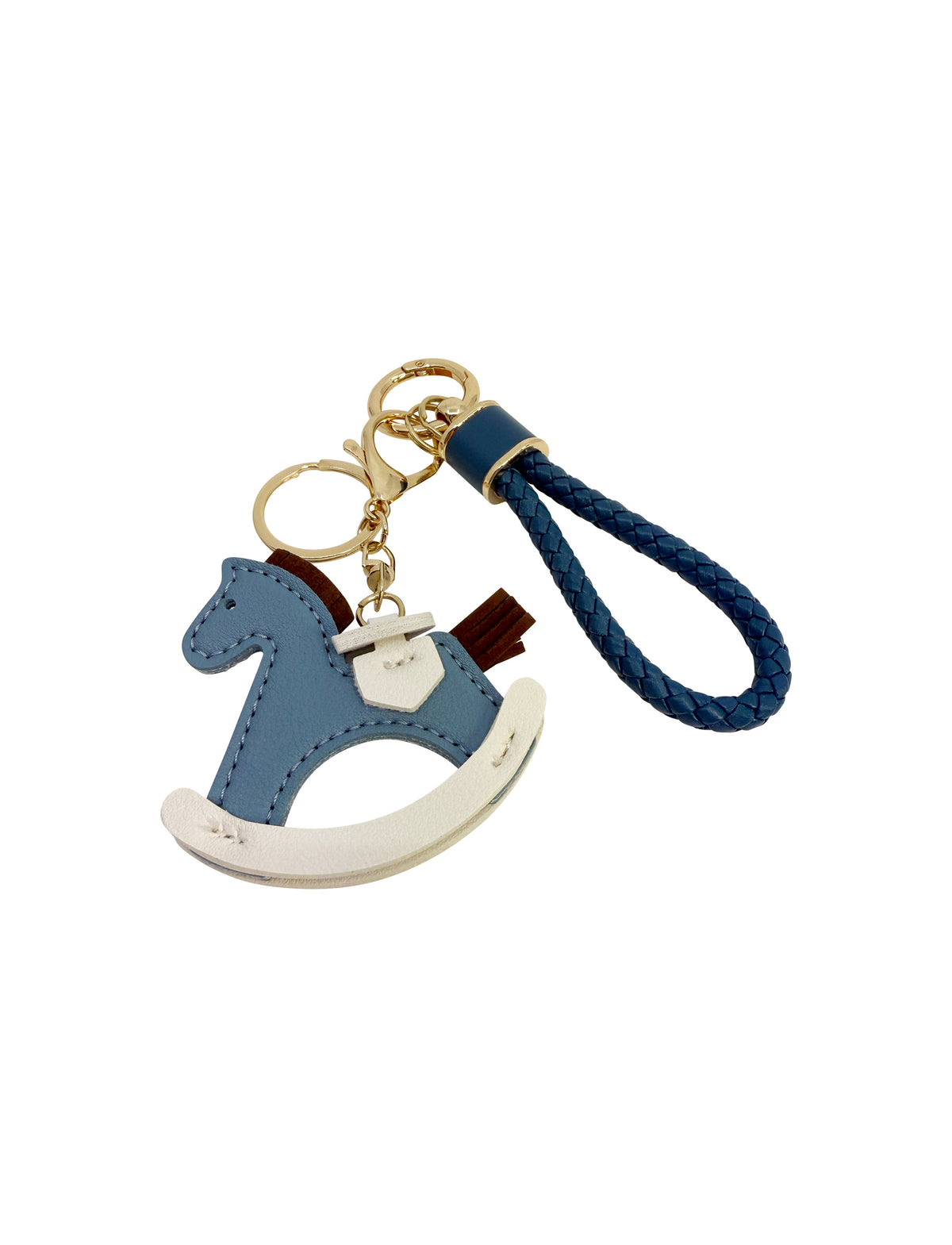 Pony Charms & Key Blue E & A