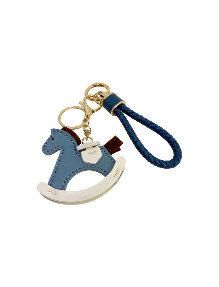 Pony Charms & Key Blue E & A