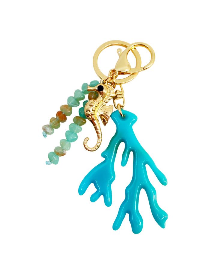 Corall Key Charm Turqoise