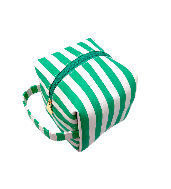 Sunny Square Cosmetic Stripe Green