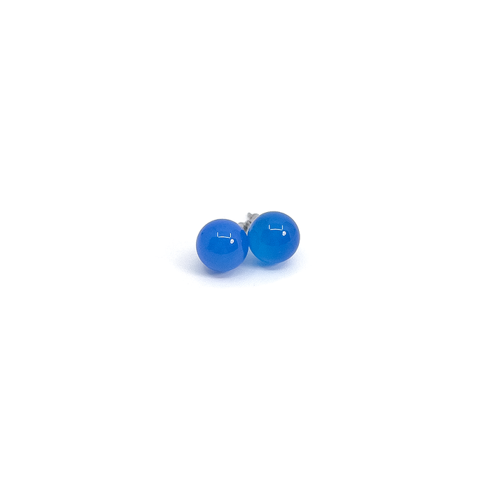 Malou Ear 10 mm Blue Agate