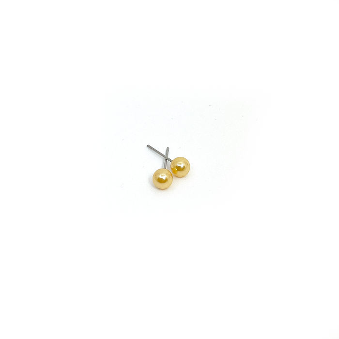 Malou Ear 6 mm Golden Shell