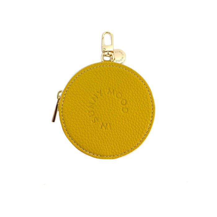 Phone Pouch Round Yellow