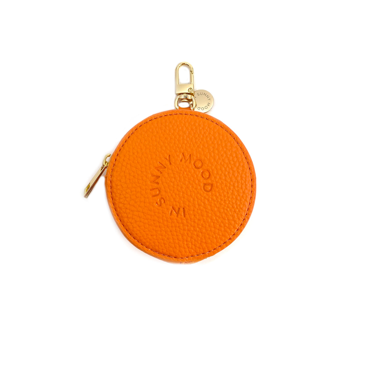 Phone Pouch Round Orange