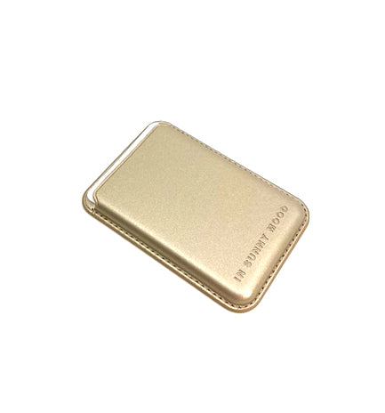 Magnetic Card Holder Gold