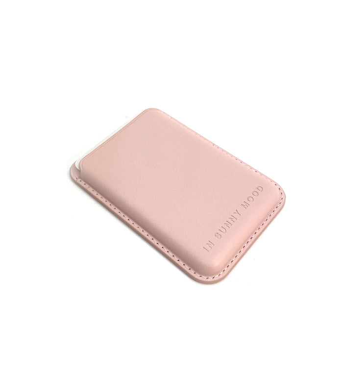 Magnetic Card Holder Pale Pink