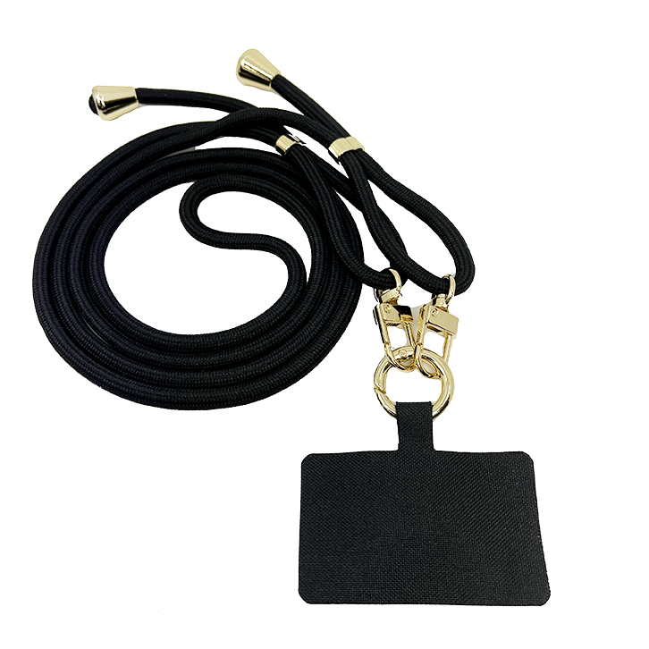 Mobile Base Necklace Black Gold