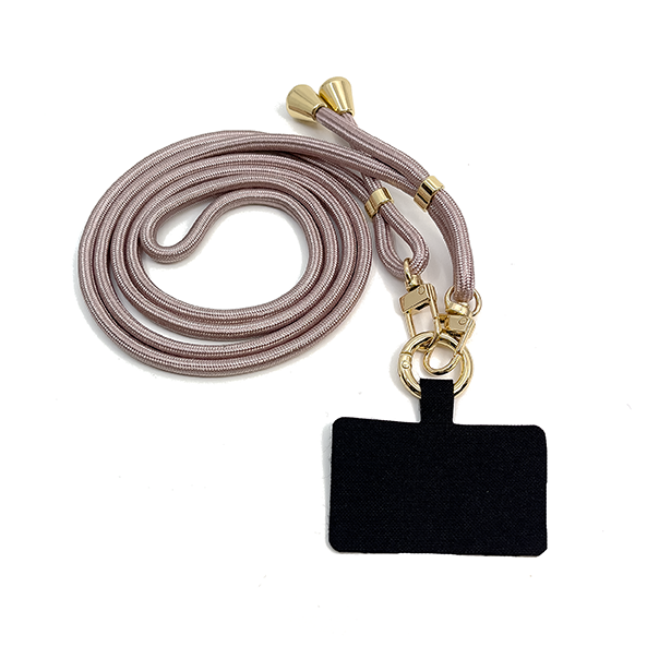 Mobile Base Necklace Pale Pink Gold