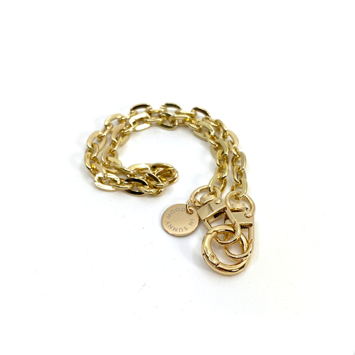 Flash Chain Multi Wristlet Gold