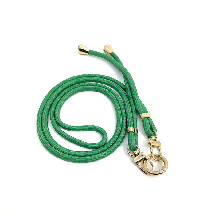 Mobile Base Necklace Green Mix Gold
