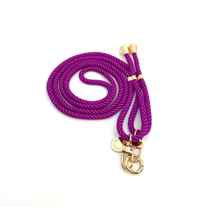 Mobile Base Strap Fuschia Gold