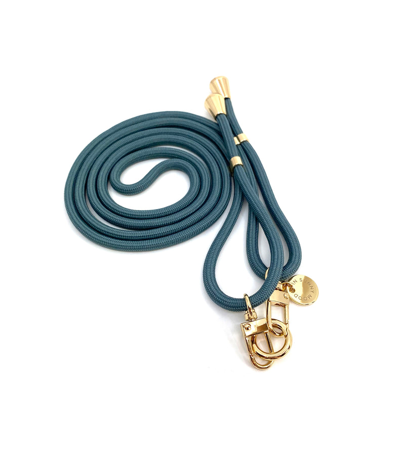 Mobile Base Strap Petrol Green Gold