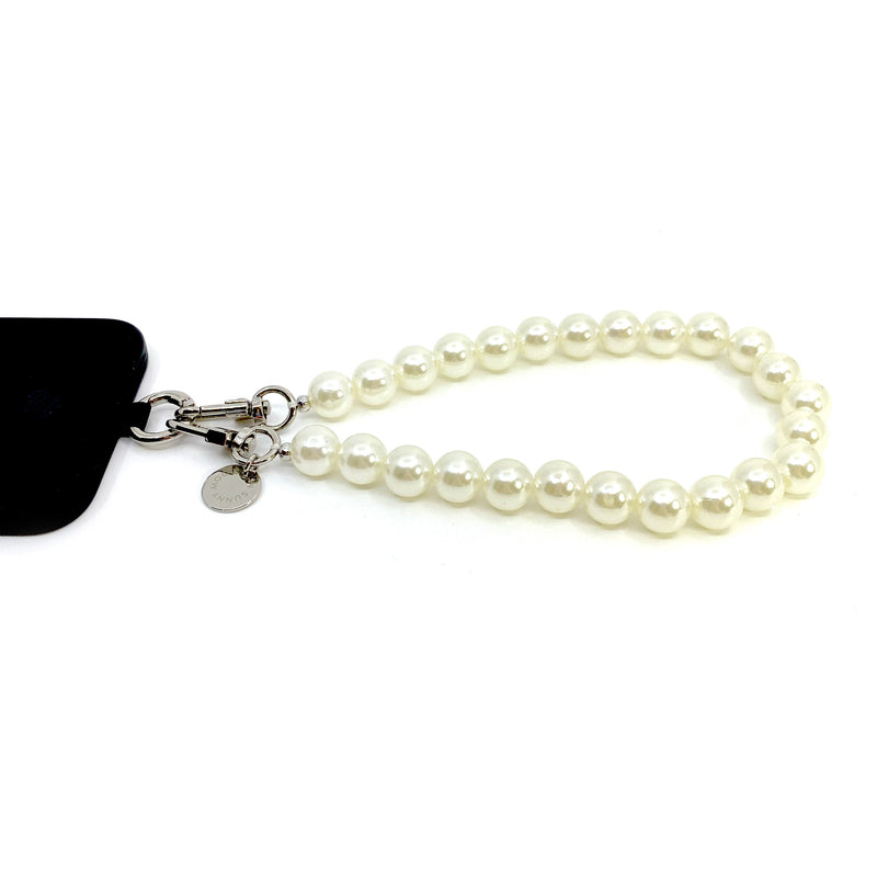 Milla Deco Wristlet Pearl Silver 14 mm