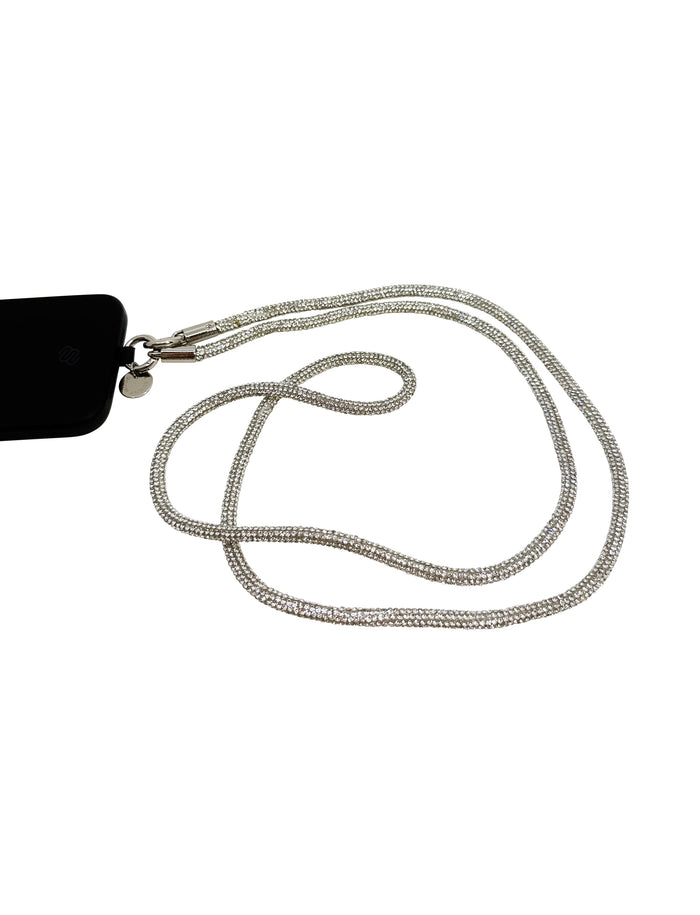 Gala Sparkle Phone Strap 130 Silver