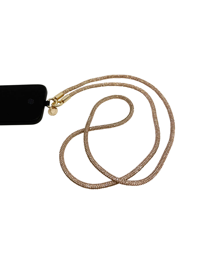 Gala Sparkle Phone Strap 130 Champagne Gold