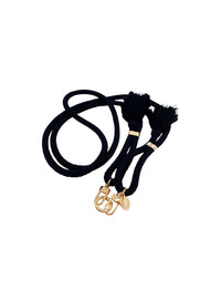 Siri Tassel Phone Strap Black