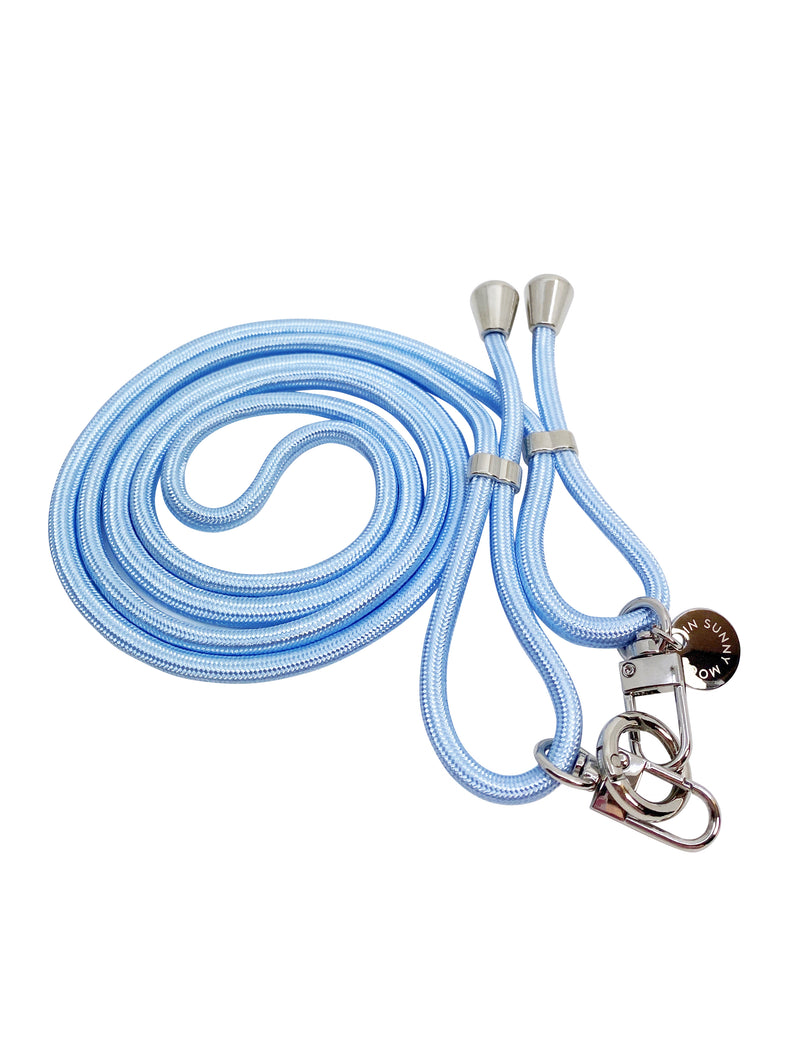 Mobile Base Strap Shiny Blue Silver