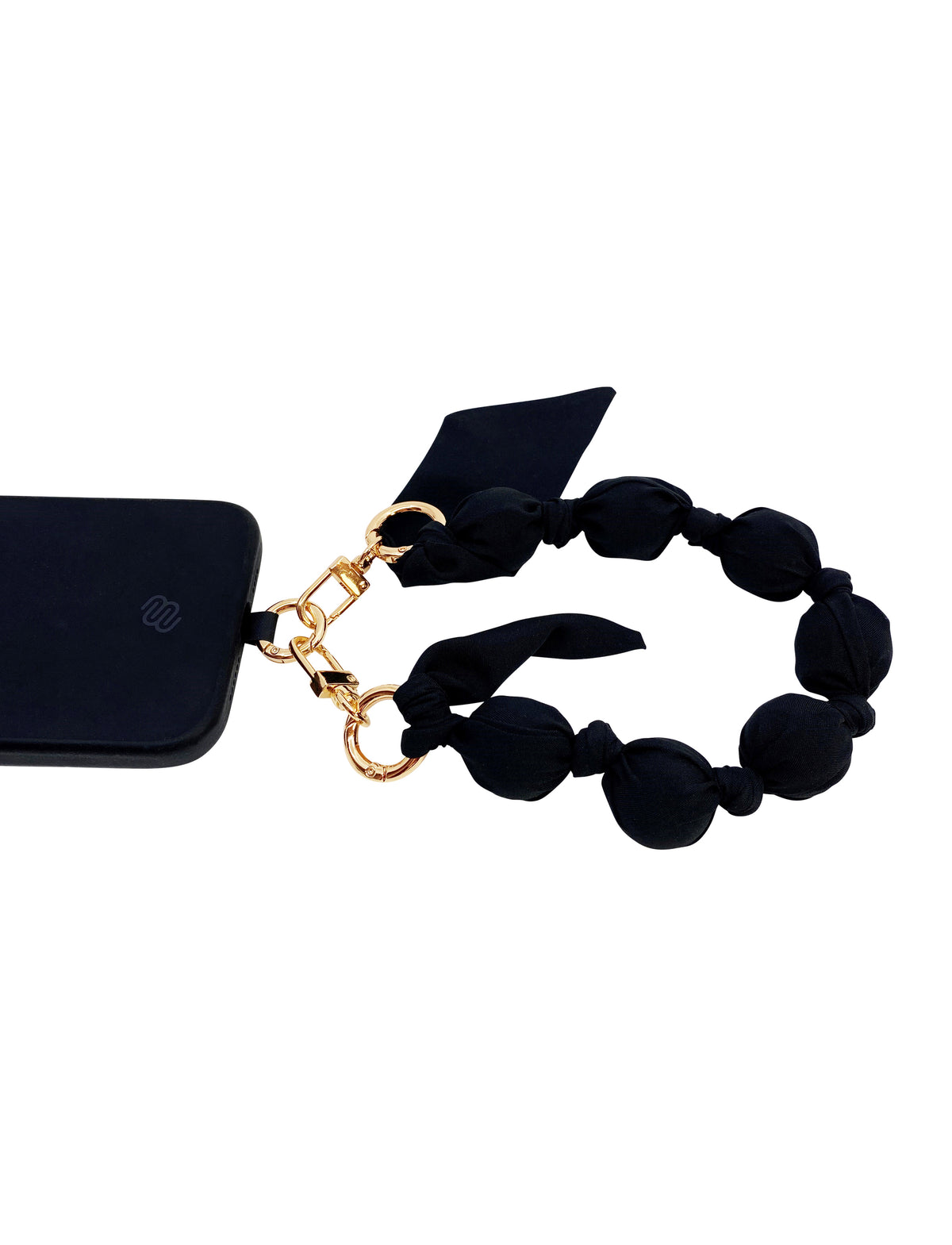 Pom Wristlet Black