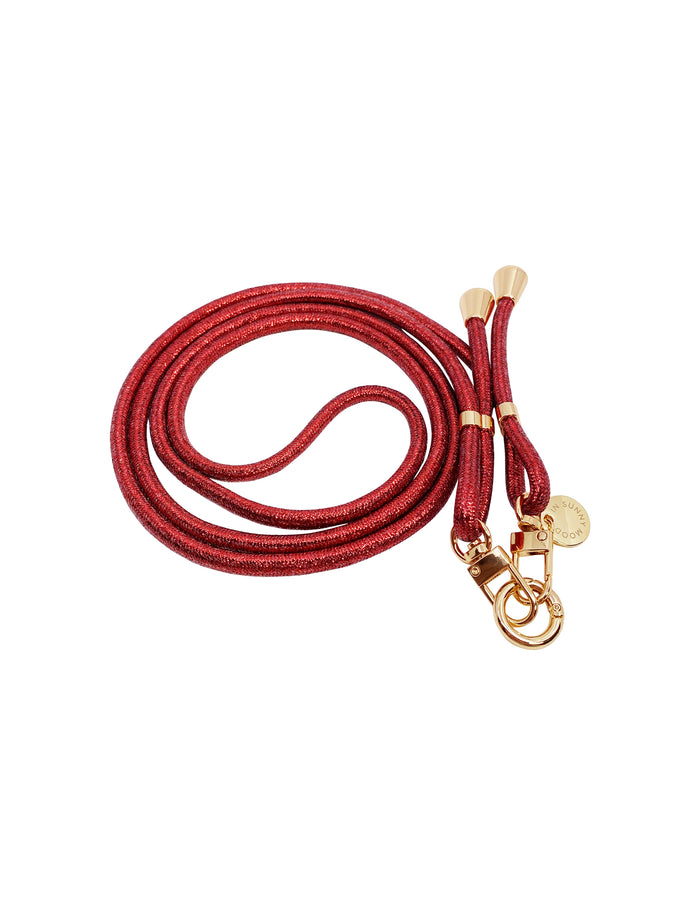 Mobile Base Strap Glam Red Gold