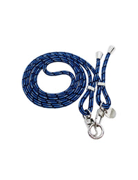 Mobile Base Strap Blue Pattern Silver