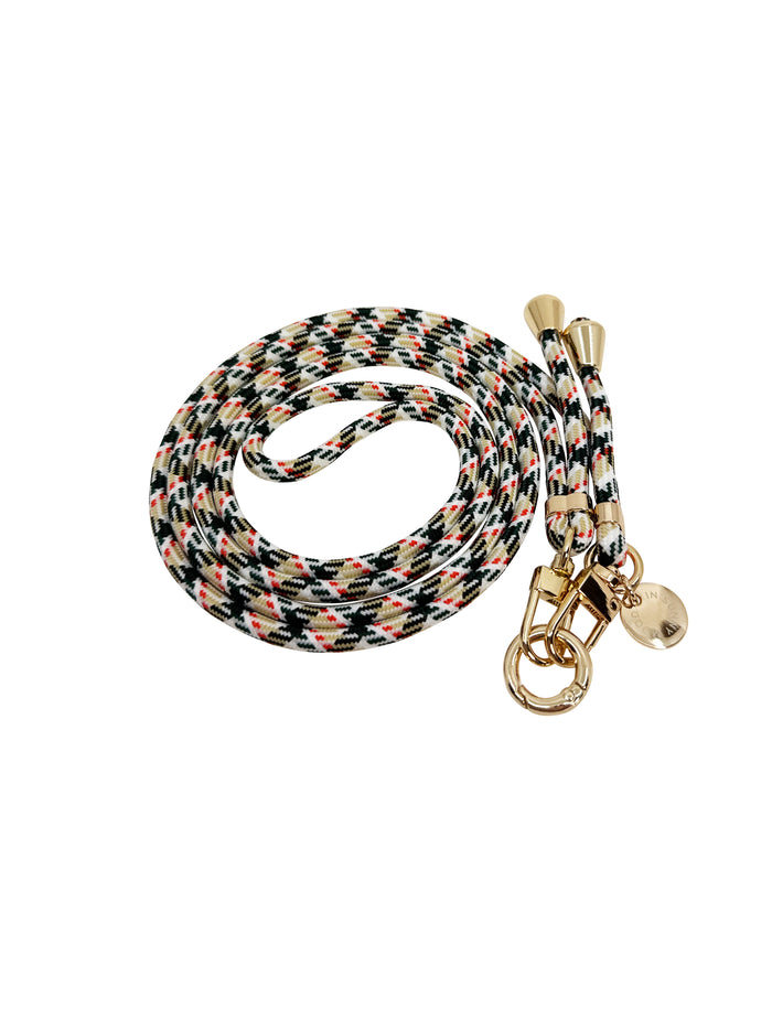 Mobile Base Strap Checked Gold