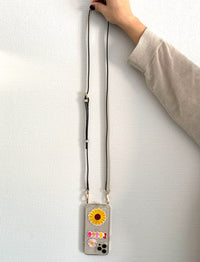 Galina Leather Strap Light Grey Gold