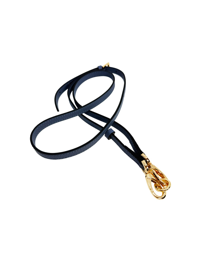 Galina Leather Strap GreyBlue Gold