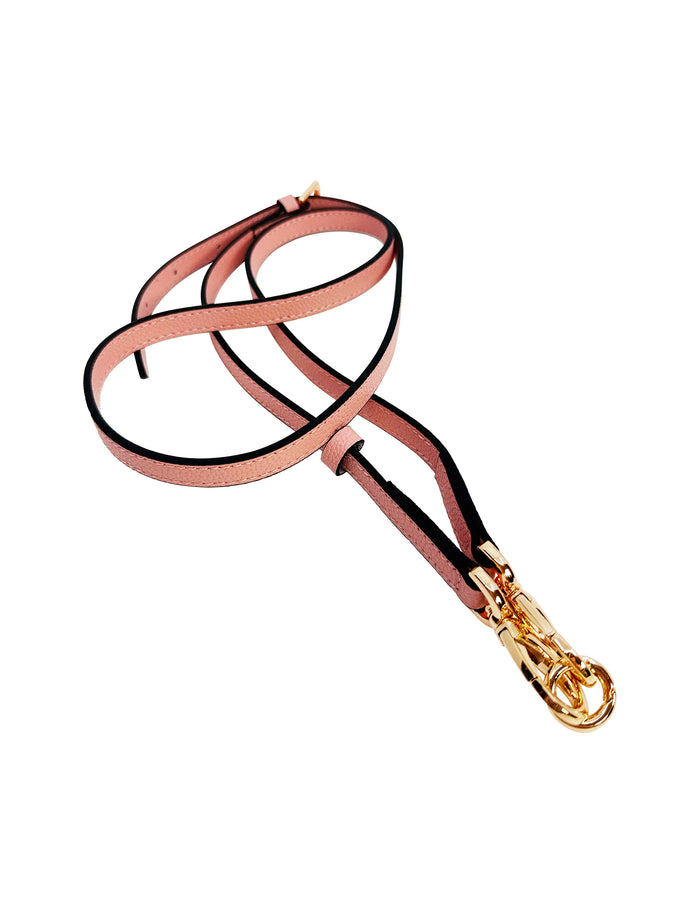 Galina Leather Strap Pink Gold
