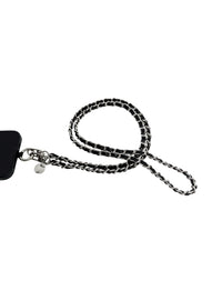 Dolores Chain Strap Black Silver
