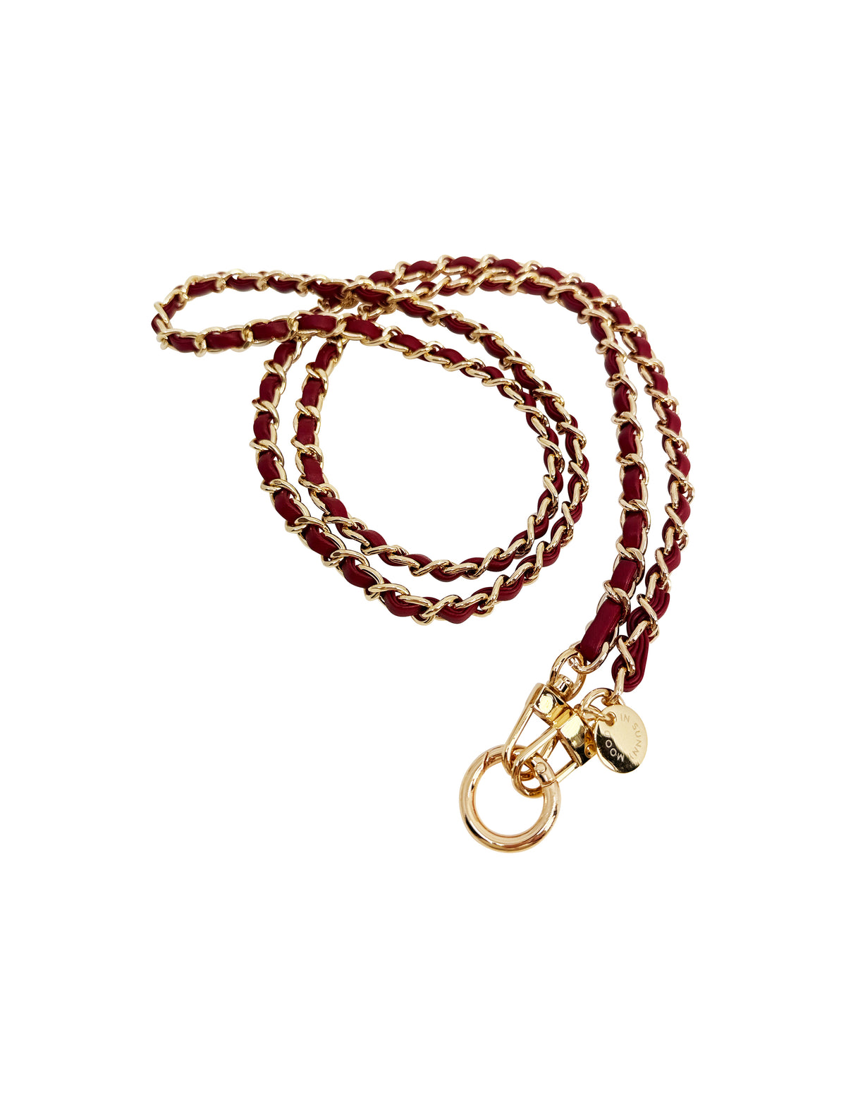 Dolores Chain Strap Red Gold