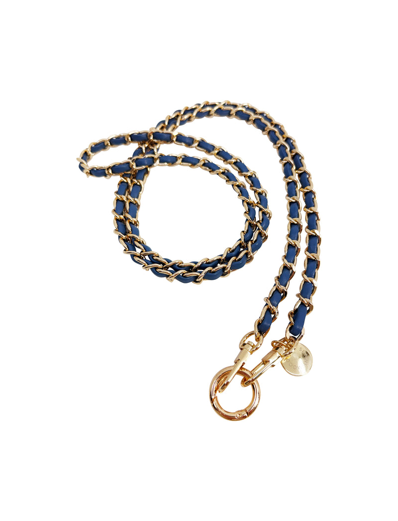 Dolores Chain Strap Blue Gold